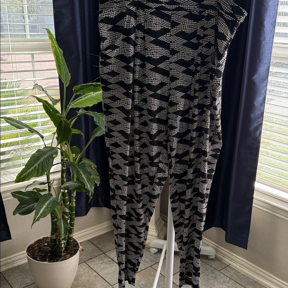 Stylish Black and White Women's Pants